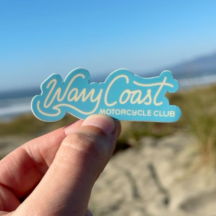 Wavy Script Sticker