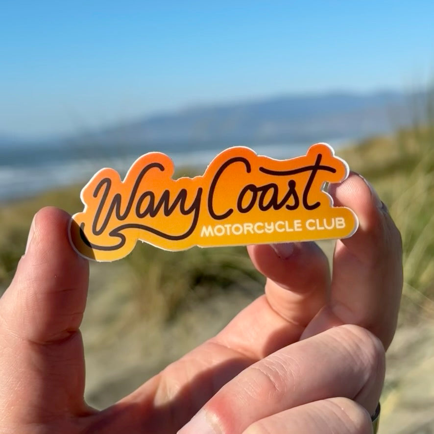Wavy Script Sticker
