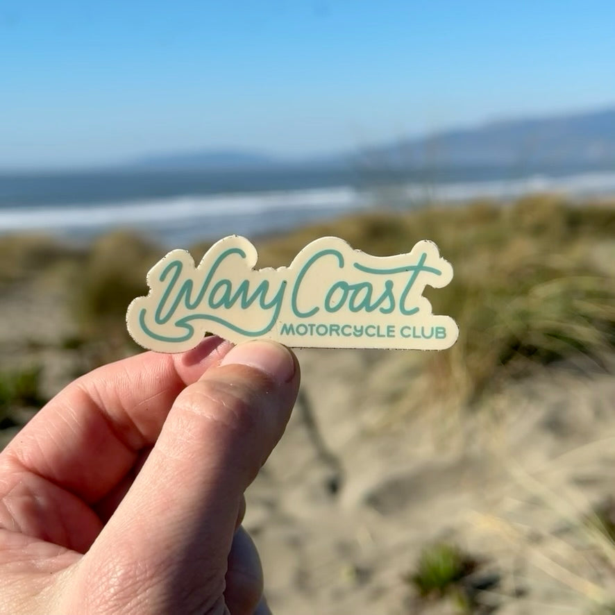 Wavy Script Sticker