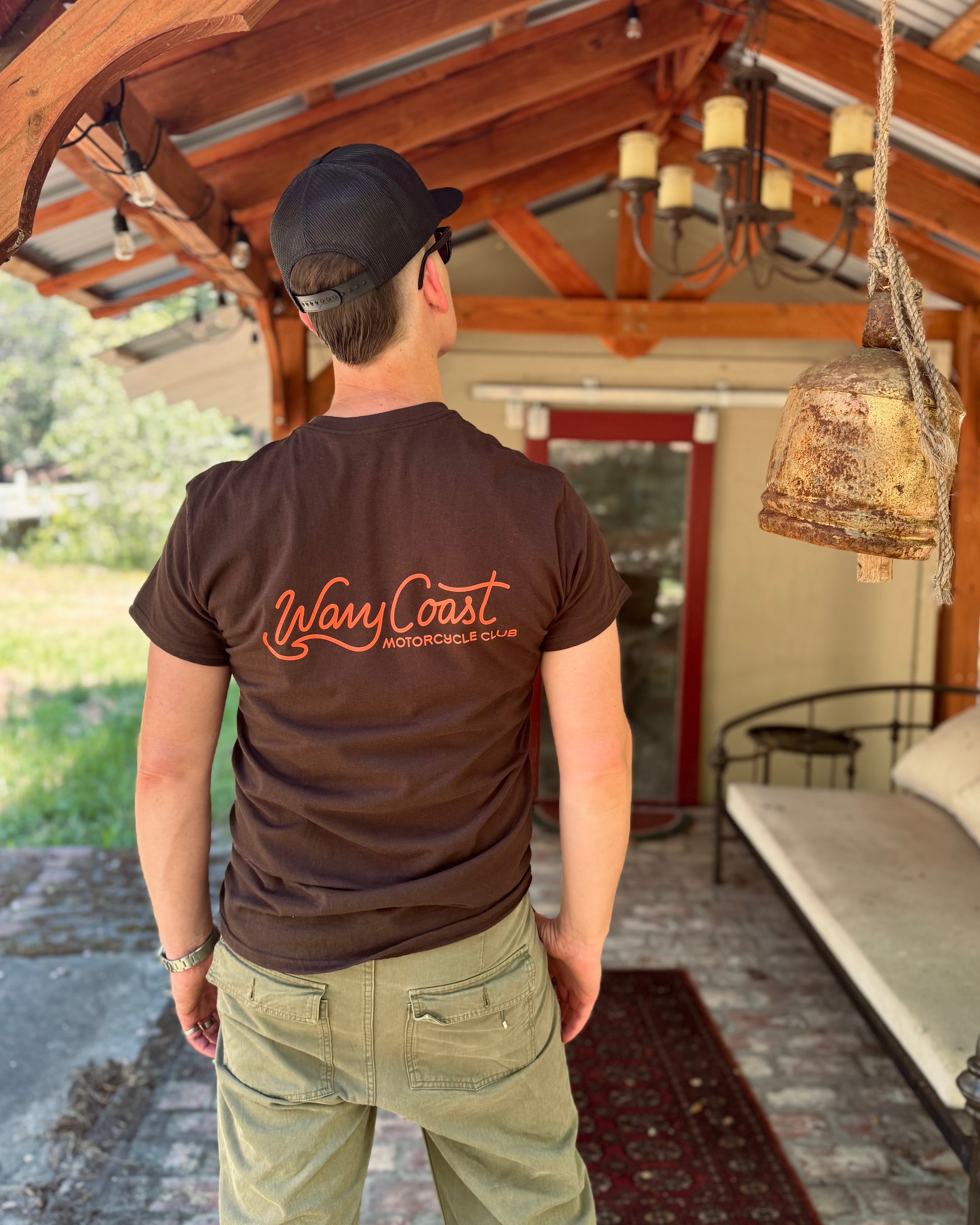 Script Tee Orange