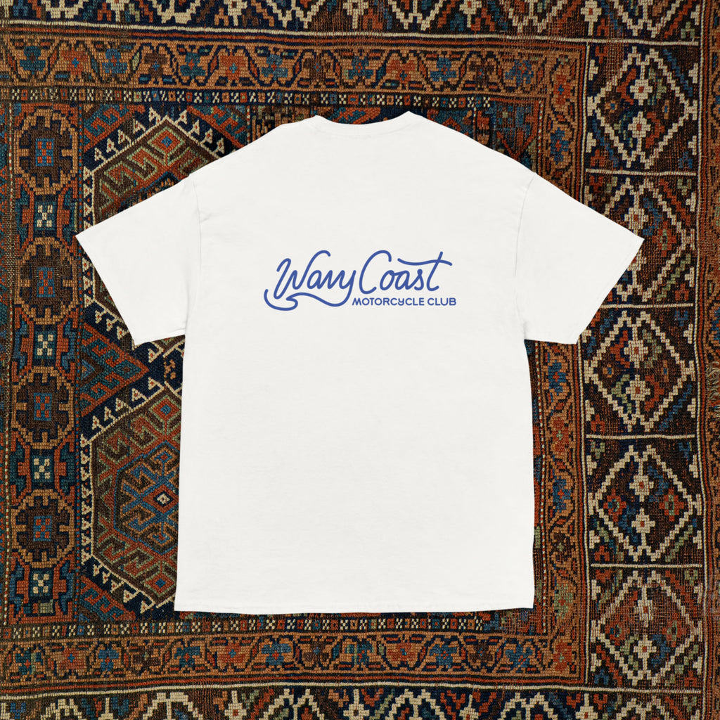 Script Tee Blue